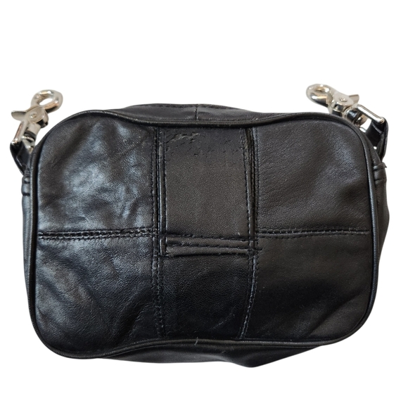 Vintage Y2K Harley Davidson Leather Biker Clip Hip Purse - Picture 2 of 10